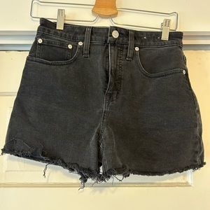 Madewell high-rise denim shorts